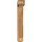 Ekena Millwork Traditional Craftsman Rough Sawn Bracket w/ Offset Brace, Western Red Cedar, 6"W x 34"D x 40"H BKT0604X34X40TRA04RWR - alternate 4